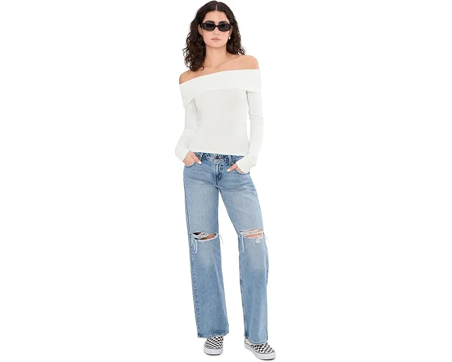 Топ Josie Off Shoulder Long Sleeve Top с открытыми плечами и длинными рукавами