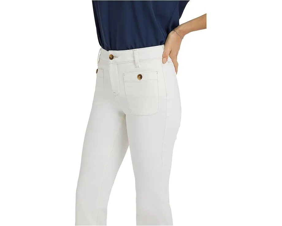 Джинсы NYDJ прямого кроя с накладными карманами в цвете Vintage White