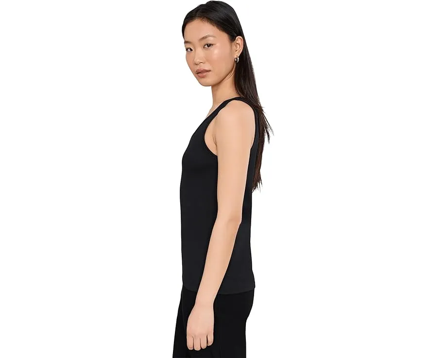 Топ Organic Cotton Stretch Rib с круглым вырезом и ребристой структурой Eileen Fisher