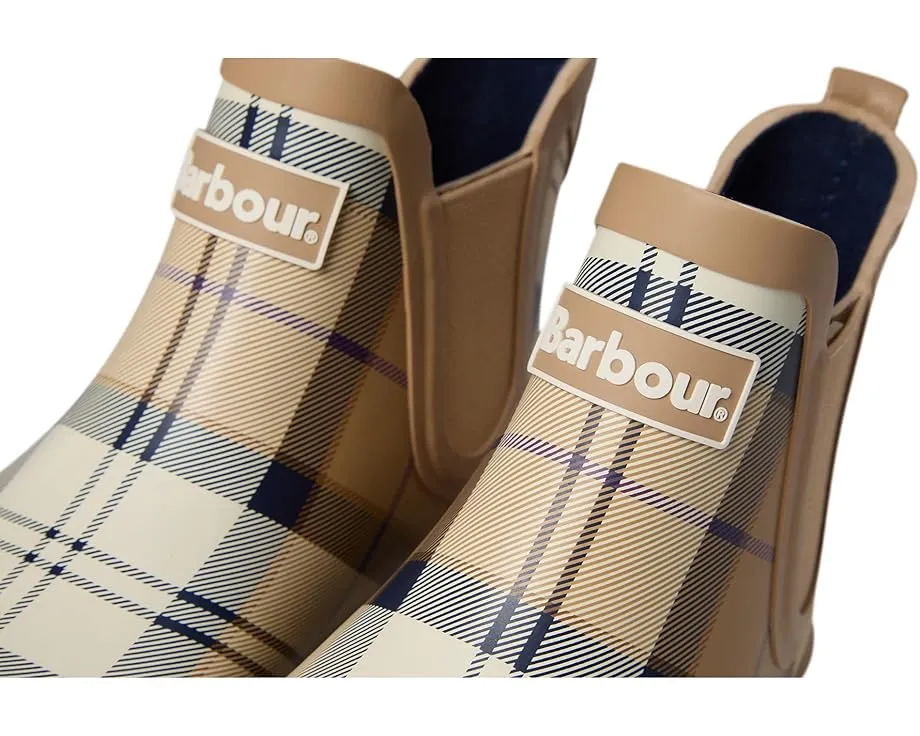 Резиновые сапоги Chelsea Barbour Wilton в клетку на массивном каблуке