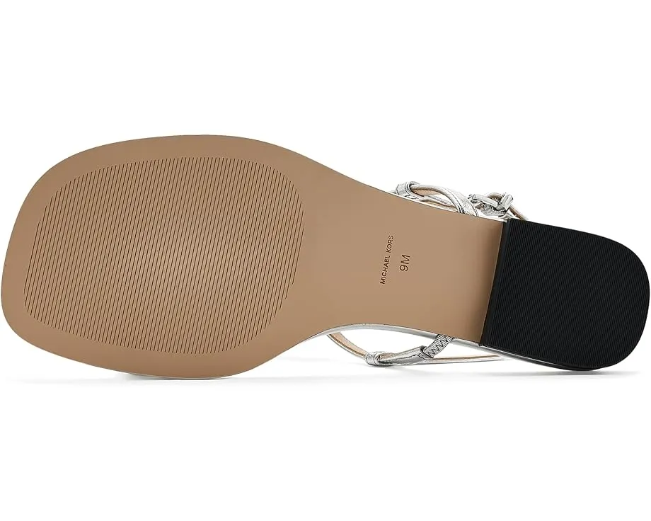 Сандалии Jacie Thong MICHAEL Michael Kors с кожаным цветком