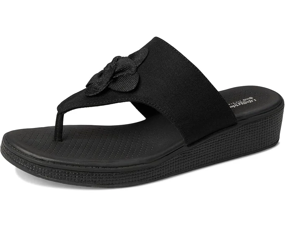 Шлепанцы Bloom с Т-образным ремешком и текстильной стелькой