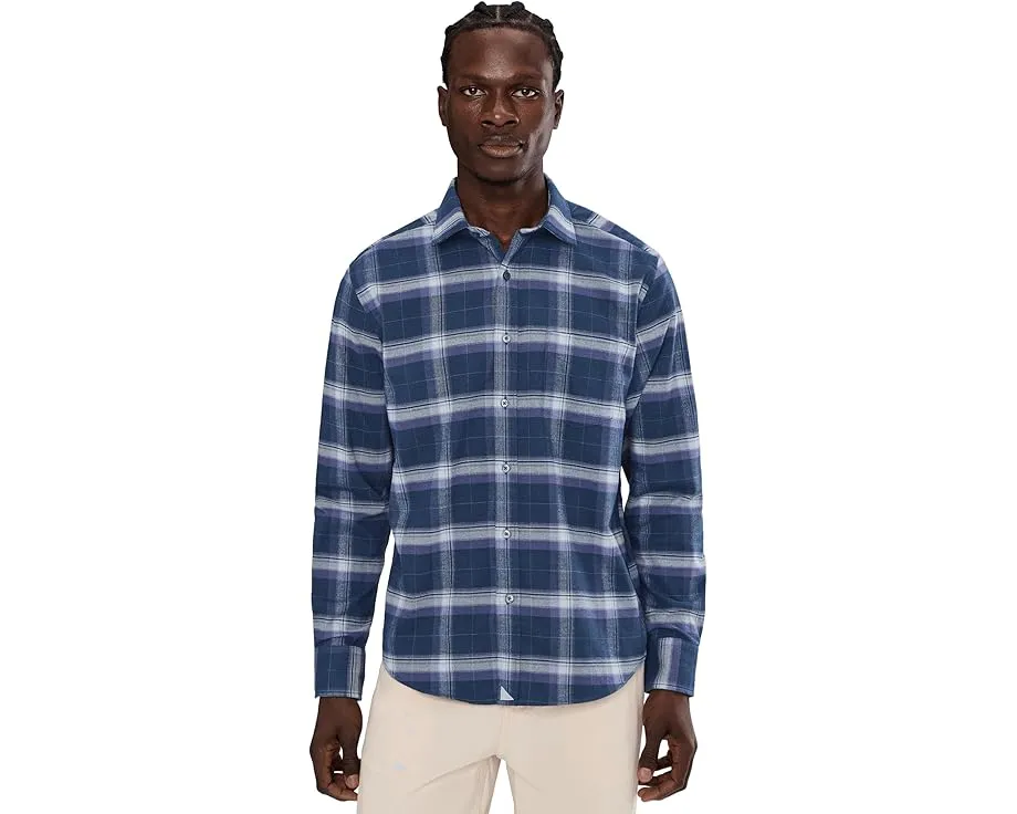 Performance фланелевая рубашка UNTUCKit Barker с четырехсторонним стрейчем