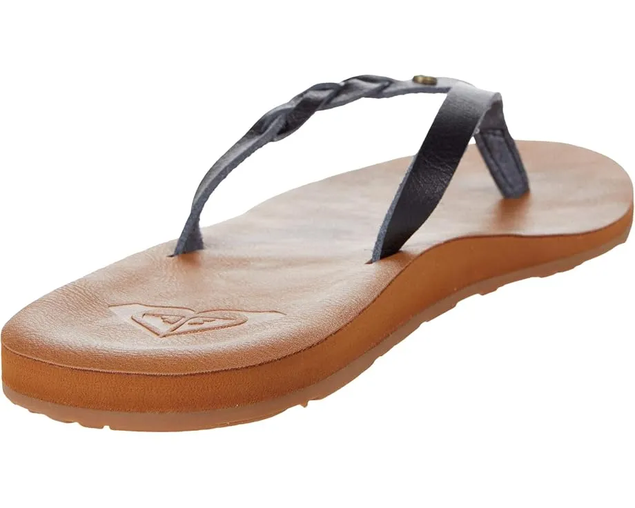 Шлепанцы Roxy Liza IV с открытым круглым носком