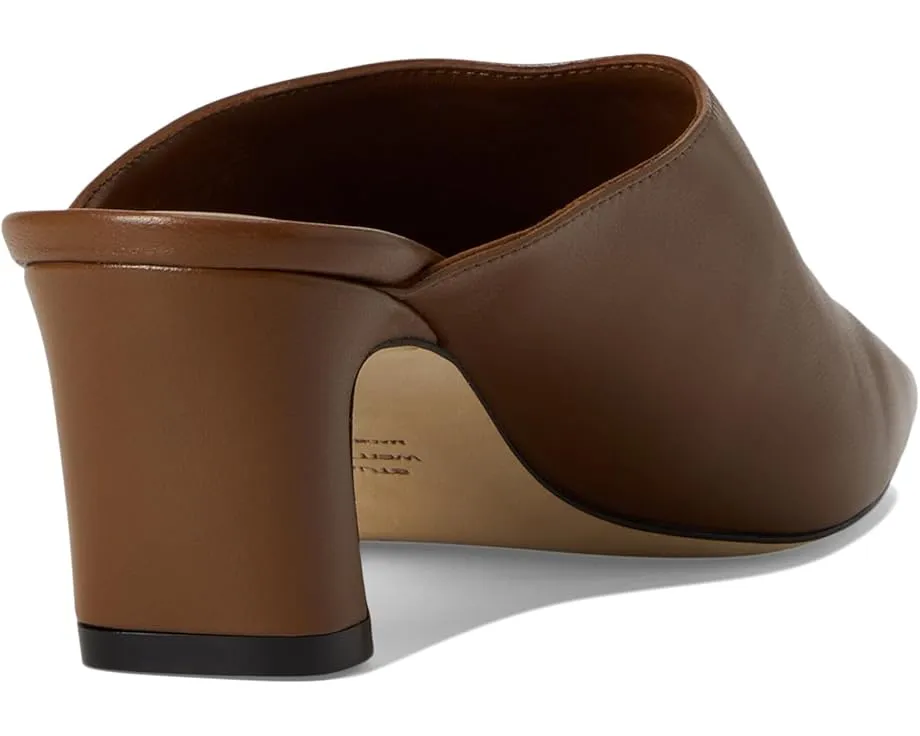 Туфли Stassi Mule 50 Stuart Weitzman с острым носком и скульптурным каблуком