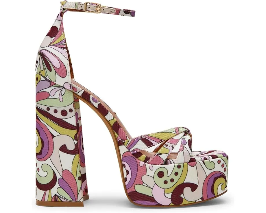 Сандалии Retro с принтом на устойчивом каблуке Steve Madden
