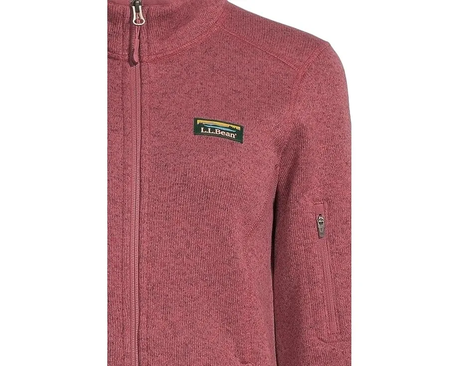 Куртка L.L.Bean Bean's Sweater Fleece Full Zip с приталенным силуэтом и ветрозащитной планкой