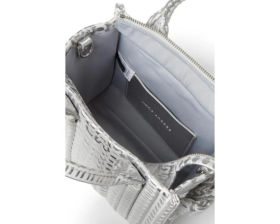 Металлическая сумка-тоут Marc Jacobs The Monogram Metallic Leather Crossbody Tote Bag