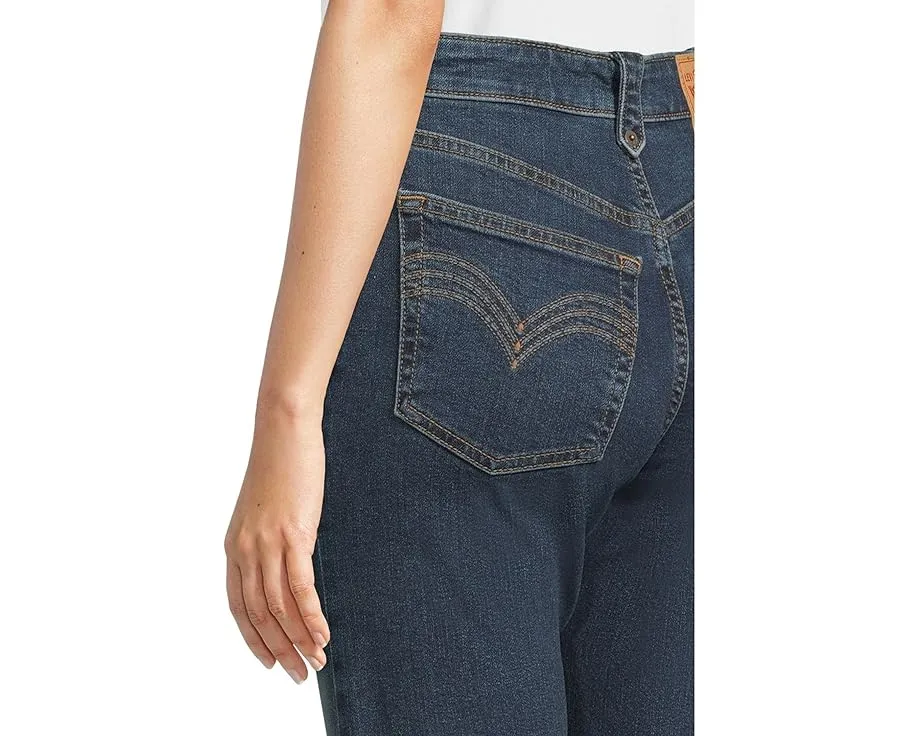 Джинсы Levi's Womens Wedgie Straight Western с эффектом подтяжки