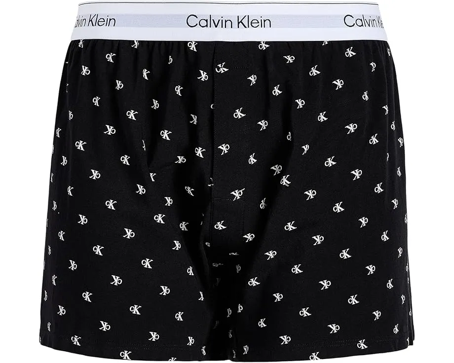 Боксеры Calvin Klein Underwear Icon Cotton Stretch Slim 3 шт с эластичным поясом