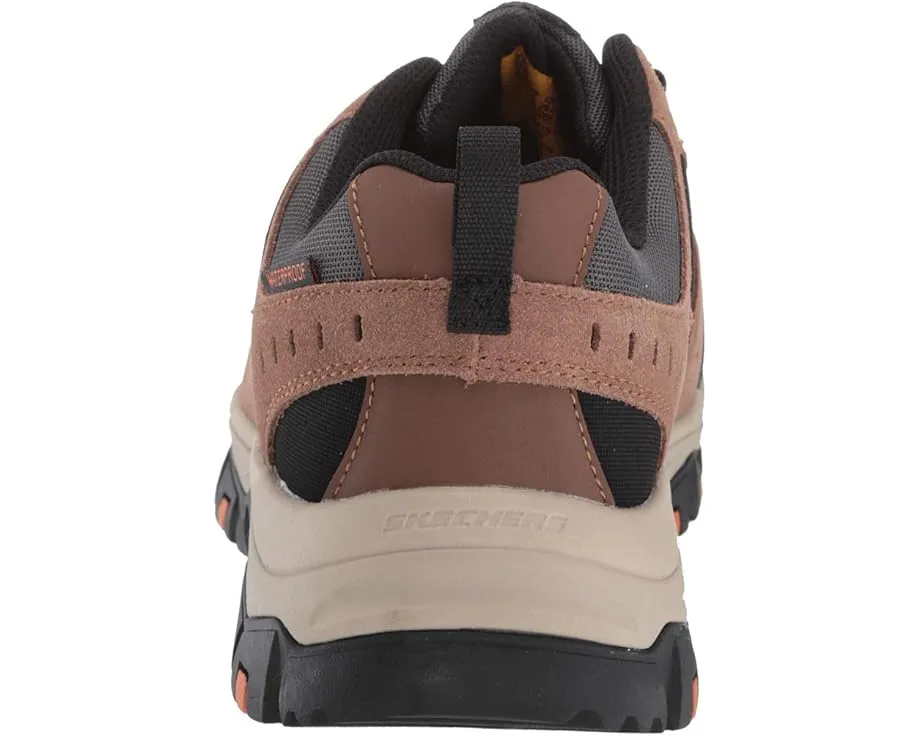 Ботинки композитные Skechers Greetah Comp Toe коричнево-черные