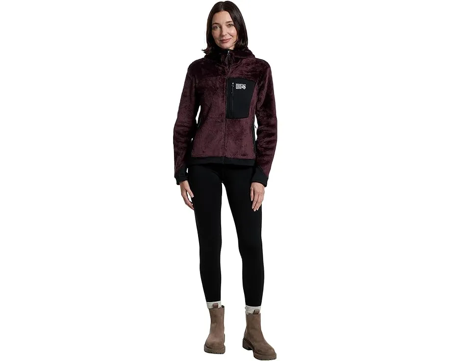 Куртка Mountain Hardwear Polartec High Loft с капюшоном и эластичными вставками