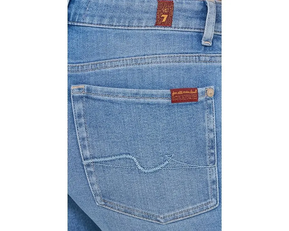 Джинсы 7 For All Mankind The Leggy Bootcut с зауженным силуэтом и расклешенным низом