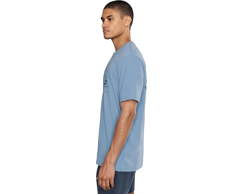 Футболка Vineyard Vines Sport Fisher Palm Whale с коротким рукавом и графикой