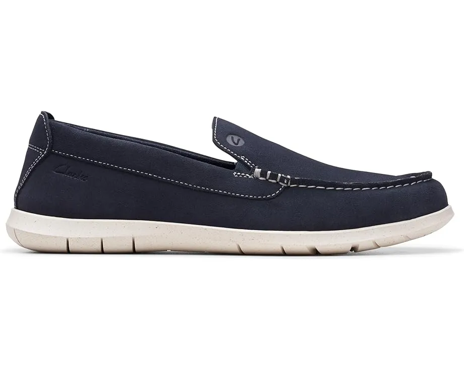 Кроссовки Clarks Flexway Step с замшевым верхом и мокасиновым носком