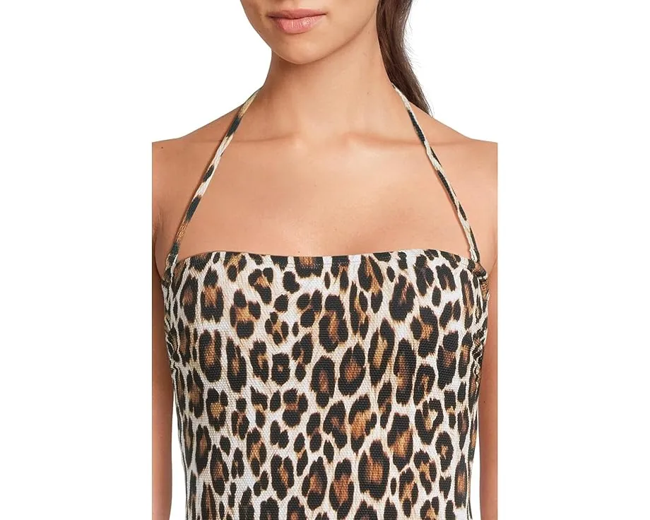 Купальник Tommy Bahama Island Cays Leopard Bandini с чашками и регулируемыми лямками