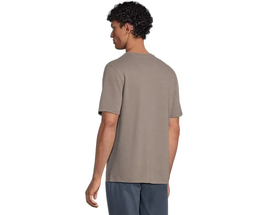 Футболка Vince Short Sleeve Crew из пима-хлопка с рельефным узором