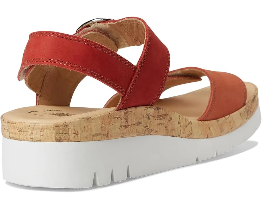 Сандалии Samuel Hubbard Portola Two-Strap с регулируемыми липучками и клиновидным каблуком