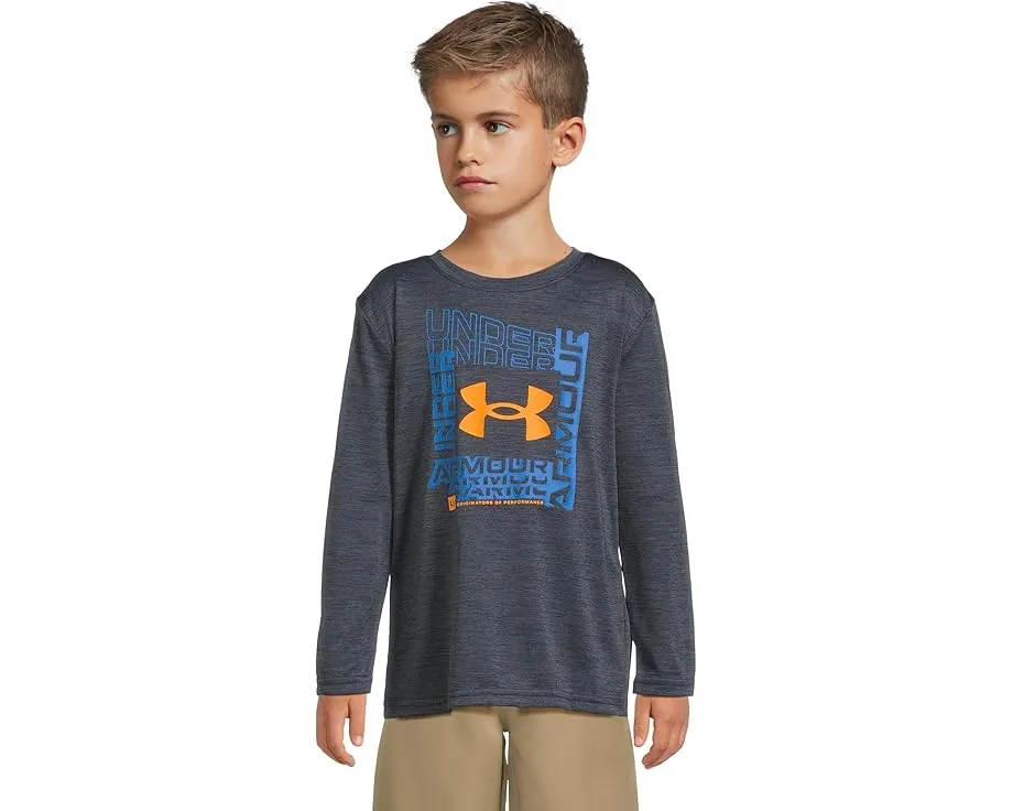 Under Armour Kids Футболка с длинным рукавом Logo Frame Twist Tech