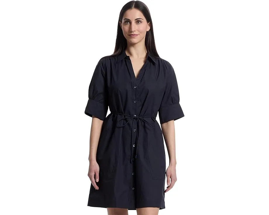 Платье-рубашка Lilla P с присборенными рукавами и поясом