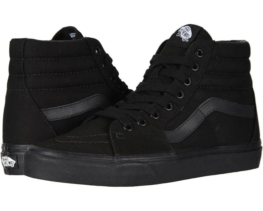 Высокие кроссовки Vans SK8-Hi с кожано-тканевым верхом и подошвой из каучука