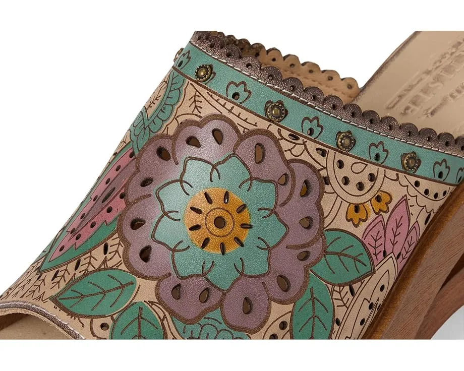 Сандалии L'Artiste by Spring Step Calle с лазерной резкой и ажурным каблуком