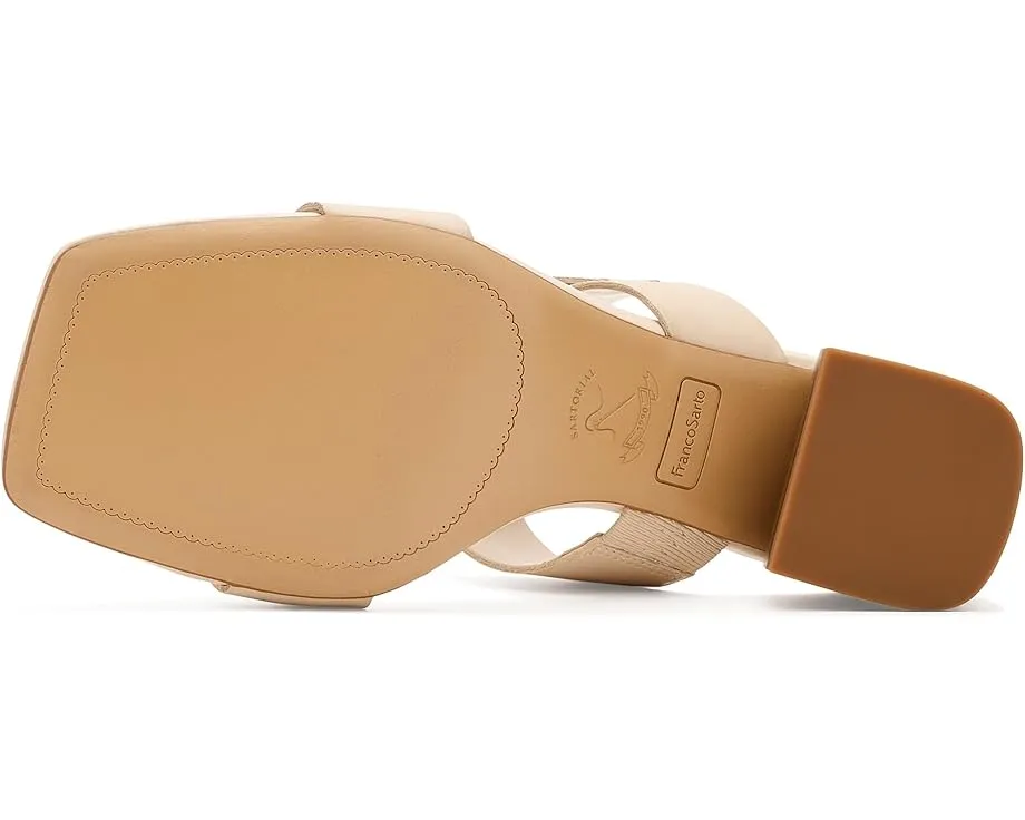 Сандалии Keoni Slide с квадратным носком и кожаным верхом