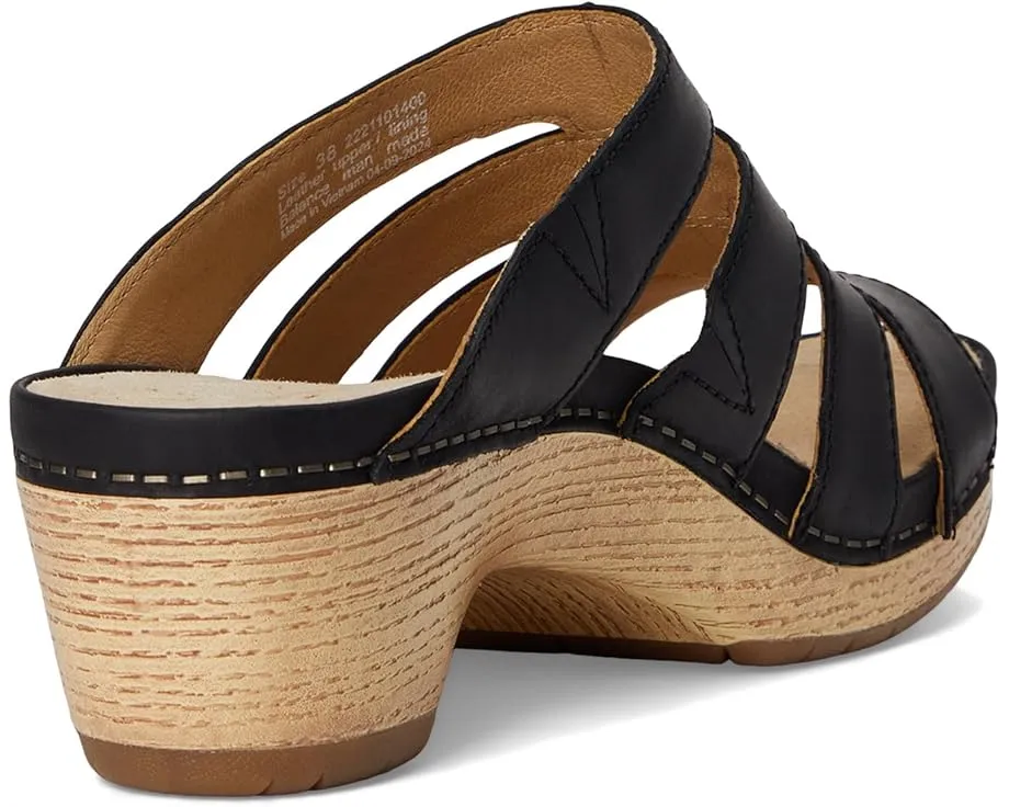 Сандалии Lyndi с несколькими ремешками и подошвой под дерево от Dansko