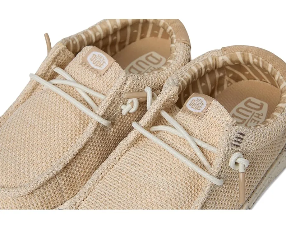 Детские слипоны Hey Dude Wally Stretch Sox с эластичными шнурками