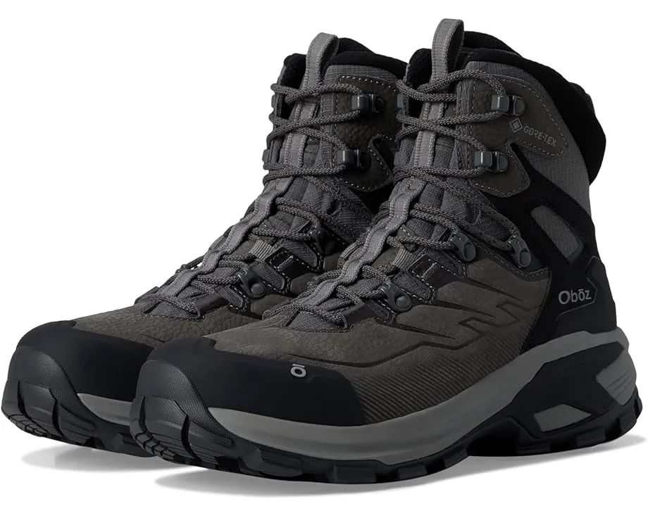 Ботинки Oboz Bridger Ridge Mid GTX с мембраной GORE-TEX и кожаным верхом