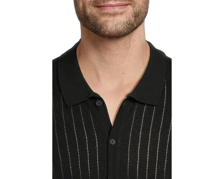 Рубашка John Varvatos Moore с коротким рукавом из органического хлопка