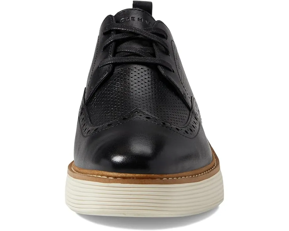 Оксфорды Originalgrand Platform Wing Tip на платформе с декоративными перфорациями от Cole Haan