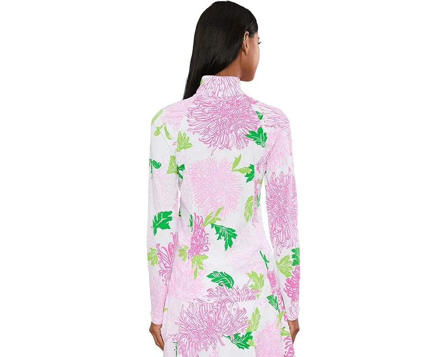 Lilly Pulitzer пуловер Justine 1/2 Zip UPF 50+ с защитой от солнца