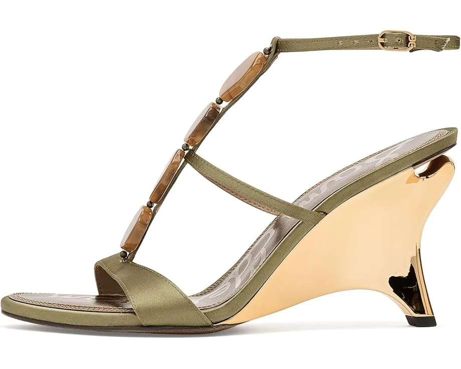 Сандалии Sam Edelman Massey на ремешке с каблуком и камнями