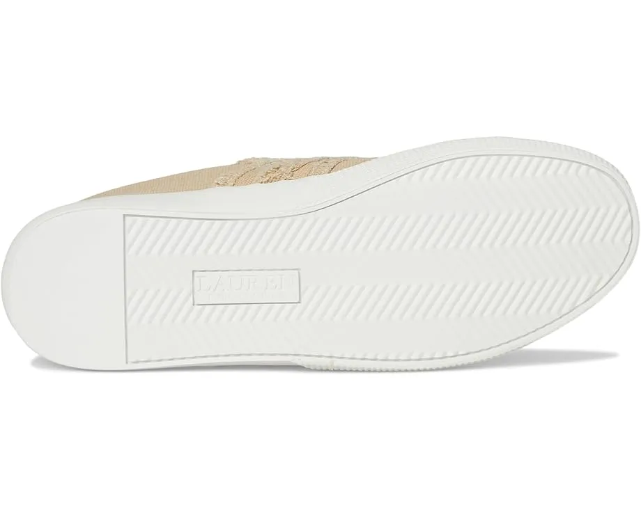 Кроссовки Lauren Ralph Lauren Janson Frayed Canvas с потертым кантом и амортизирующей стелькой