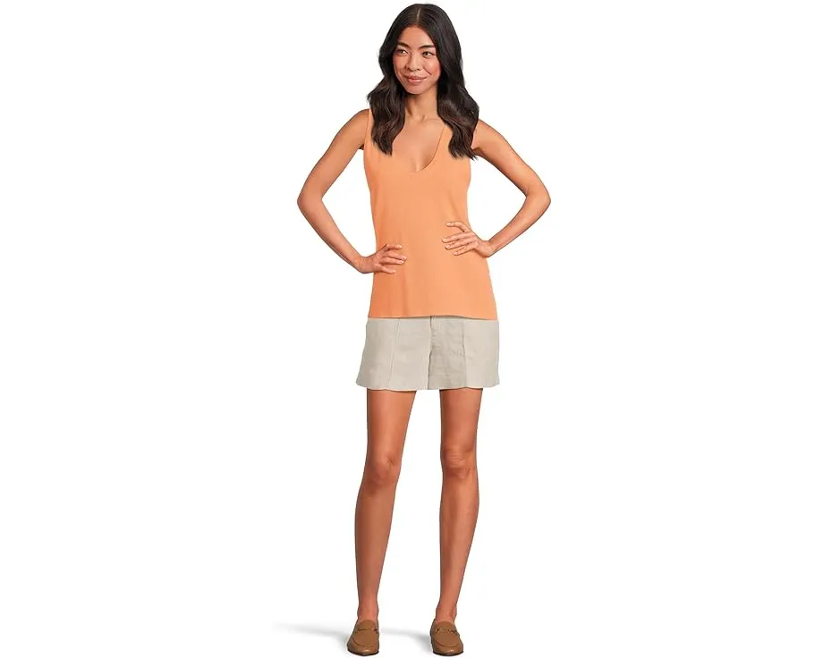 Madewell Northside Vneck Tank из уютного хлопка с V-образным вырезом