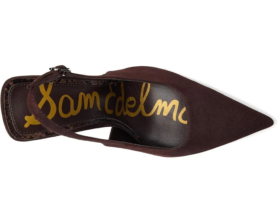 Туфли Odette Sam Edelman на высоком каблуке с острым носком и регулируемой задней лямкой