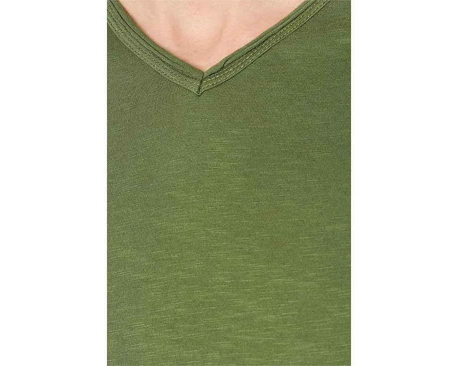 Футболка John Varvatos Miles V-neck с V-образным вырезом из органического хлопка