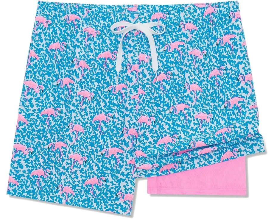 Плавки Chubbies The Domingos Are For Flamingos 5.5 дюймов (14 см) с подкладкой