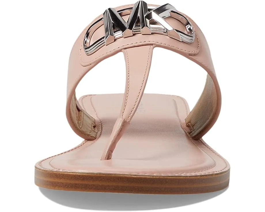 Сандалии MICHAEL Michael Kors Parker Thong с кожаным верхом и круглым носком