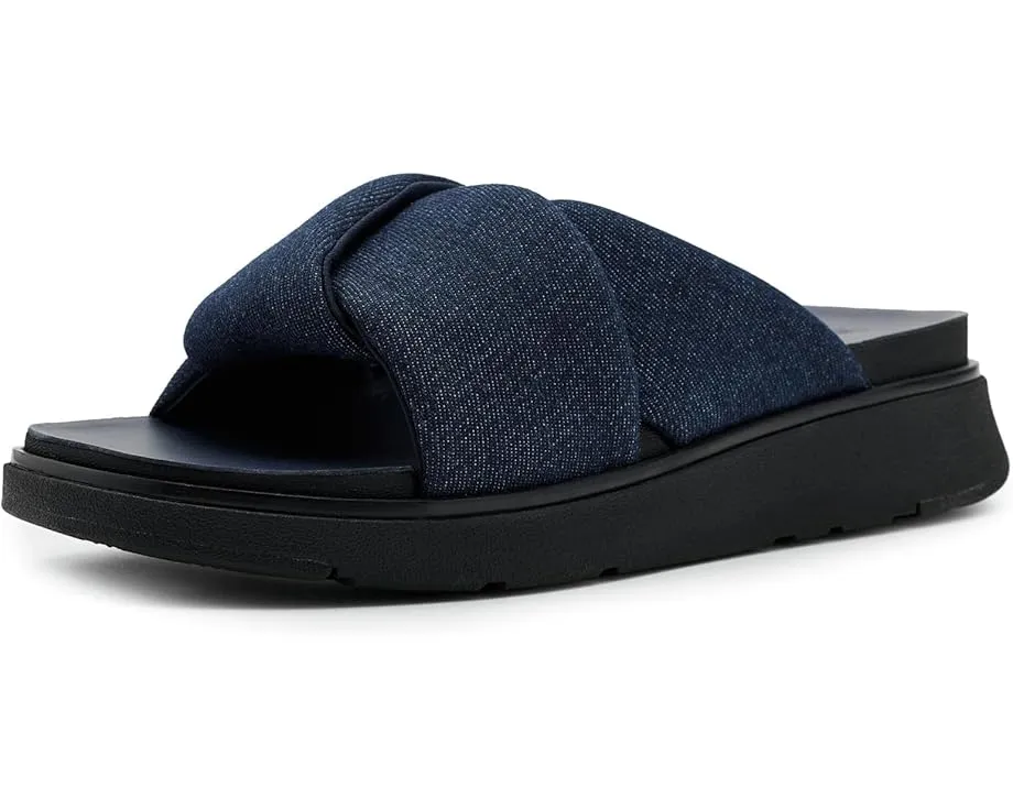 Сланцы FitFlop Gen FF Folded из денима с клиновидным каблуком