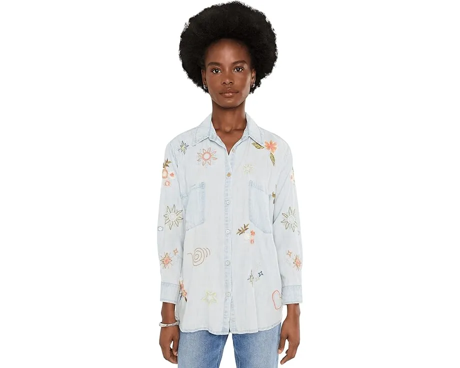 Рубашка Lil Shirt Karyn Seo с вышивкой