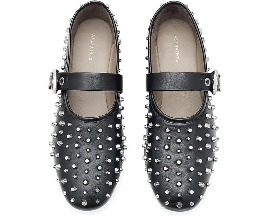 Туфли AllSaints Sabine с декоративными заклепками и квадратным носком