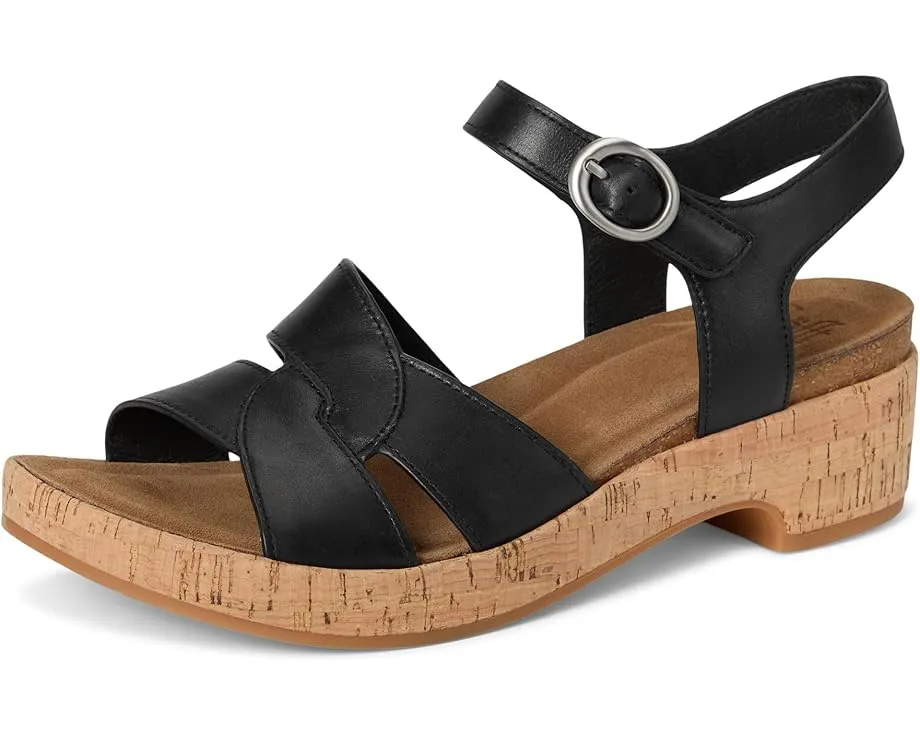 Сандалии Sofft Capri на платформе с пробковой стелькой и противоскользящей подошвой