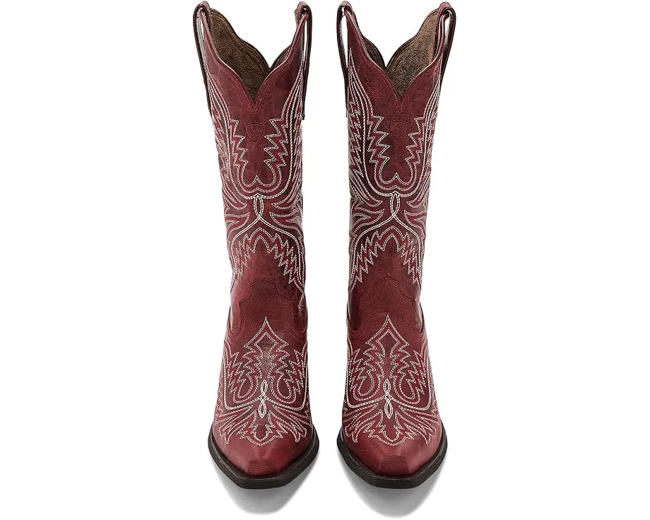 Ковбойские сапоги Ariat Round Up Collins с зауженным носком и блоком каблука