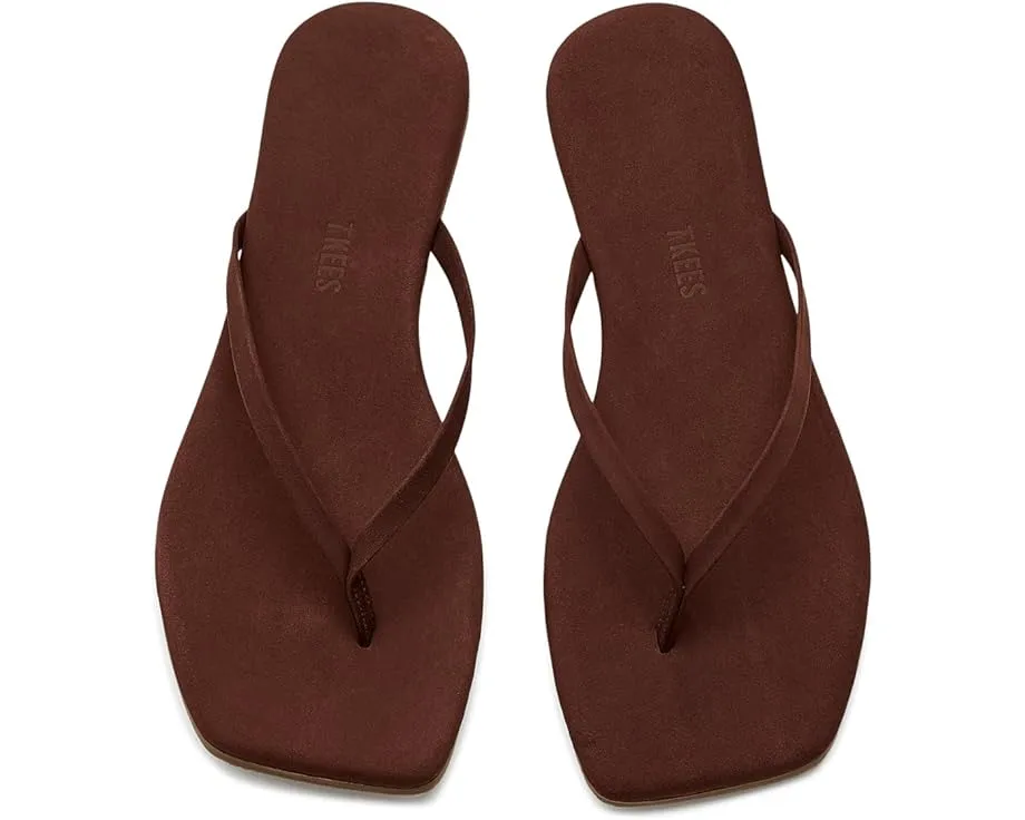 Сандалии TKEES Square Toe Lily Suede с квадратным носком из замши