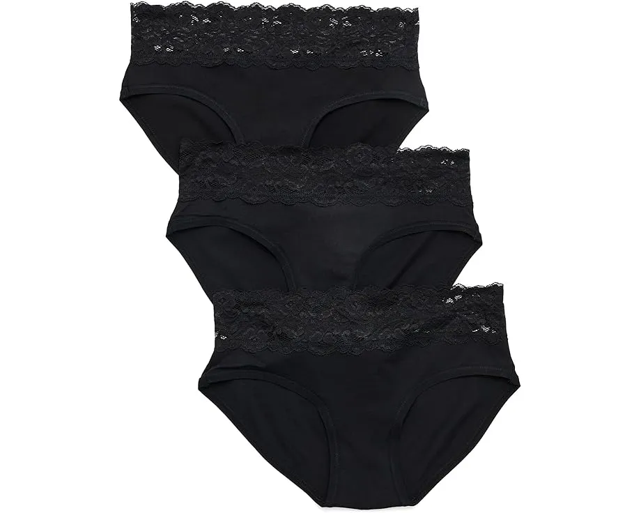 Трусы PACT Lace Waist Brief 3 шт с кружевной резинкой
