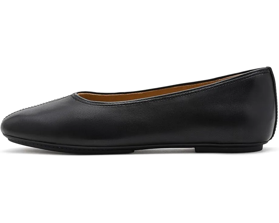 Балетки FitFlop Delicato с высоким вырезом из мягкой кожи