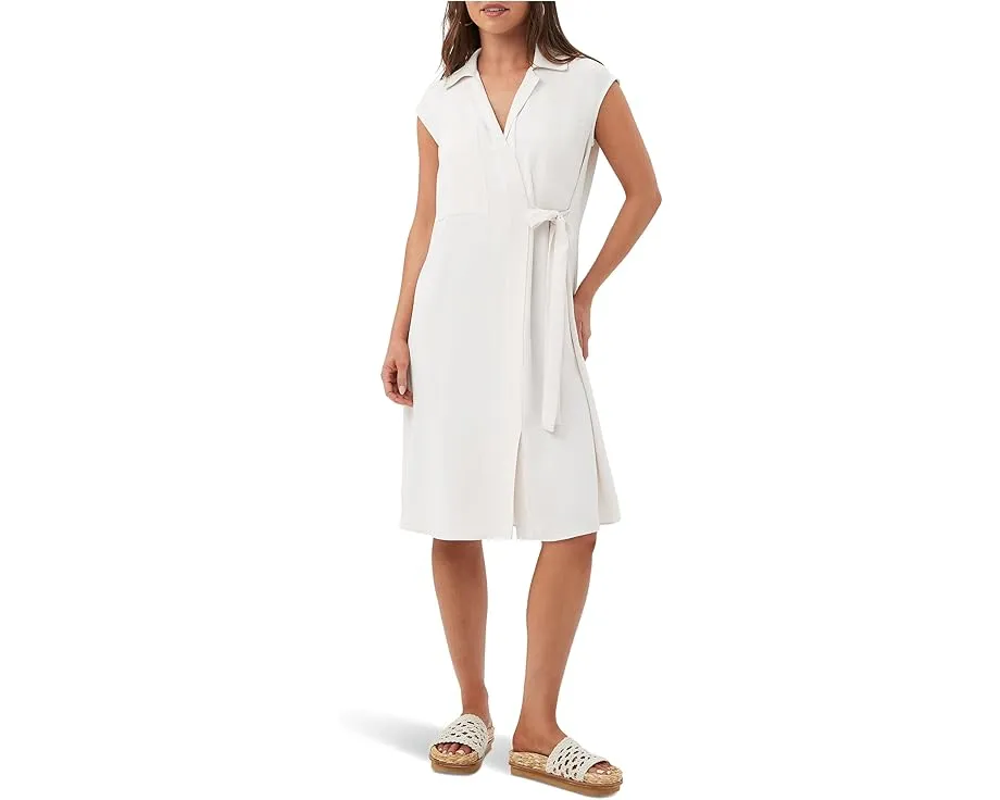 Платье Meron с воротником и V-образным вырезом от Trina Turk