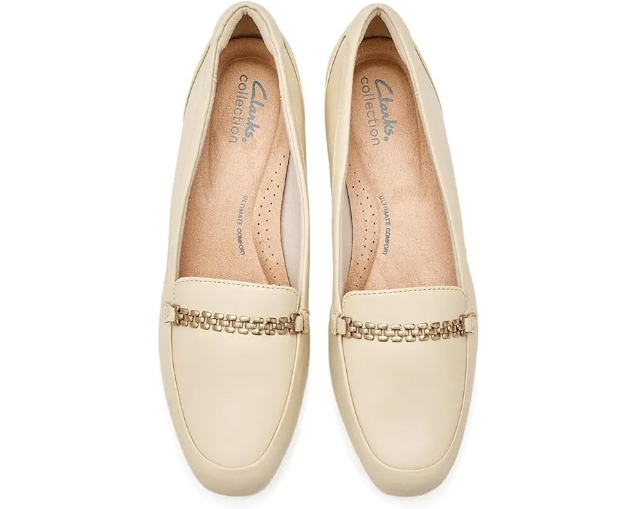 Лоферы Clarks Juliet Mia с квадратным носком и низким каблуком из кожи
